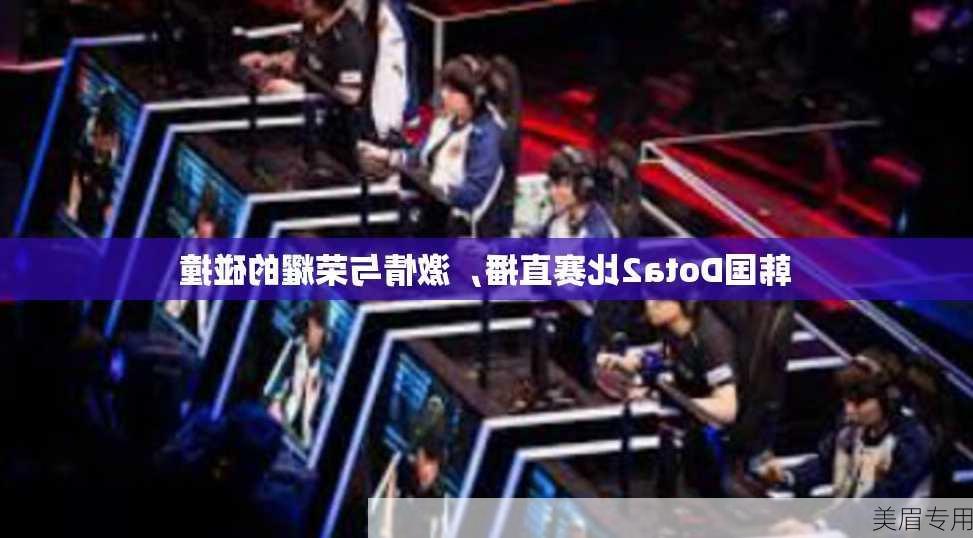 韩国Dota2比赛直播，激情与荣耀的碰撞